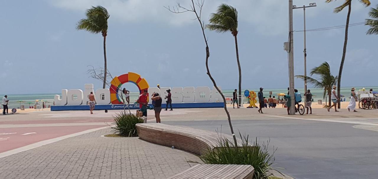 Luxor Tambau Ap 100 Metros Da Praia Com Vista Para O Mar João Pessoa Eksteriør bilde